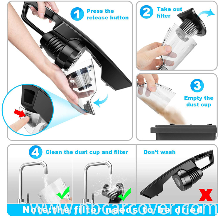 Most popular hot selling high advance cheap price wireless manual mini portable handheld vacuum cleaner for car cleaning